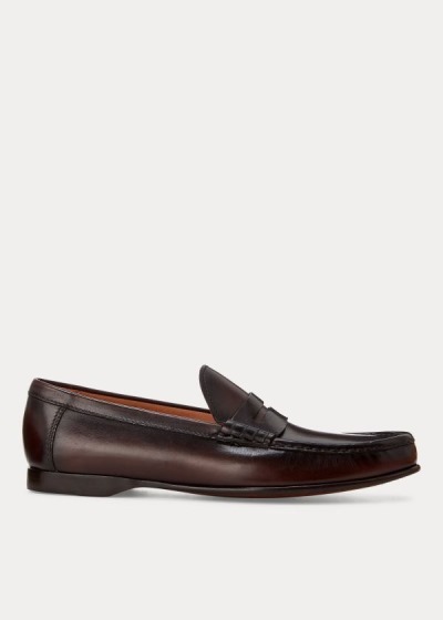 Mocassins Ralph Lauren Chalmers Calfskin Penny Homem 57203-ASRK